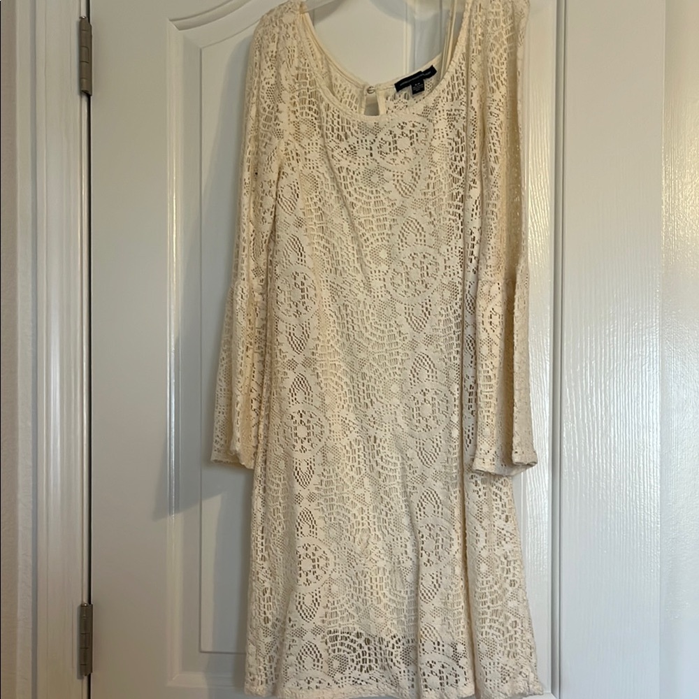 Cream Lace Dress